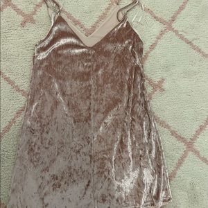 Lulus size small velvet mini dress